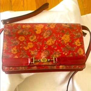 Patricia Nash Red Cross body purse